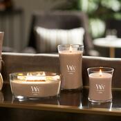 WoodWick illatos gyertya hajó Cashmere, 453 g