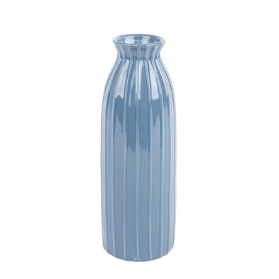 Elegantná váza Ivy modrá, 28 cm