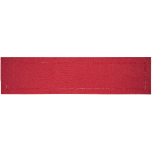 Traversă masă Heda roșu, 33 x 130 cm