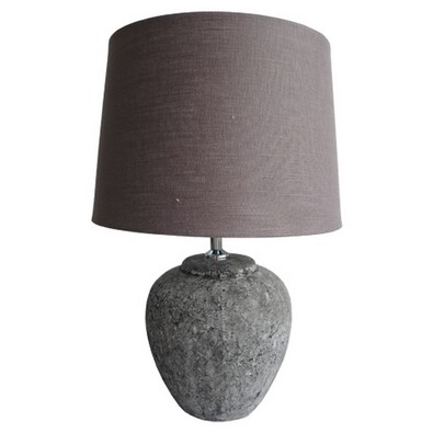 StarDeco Stolní lampa tmavě hnědá, 48 cm