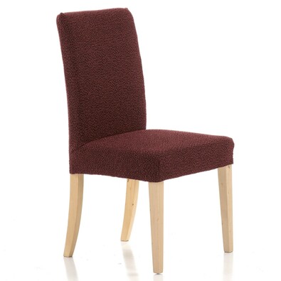 Multielastický potah na židli Petra červená, 40 - 50 cm, sada 2 ks