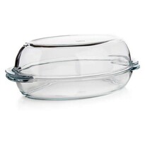 Скляна форма для випікання Borcam, овальна, 4,9 л
