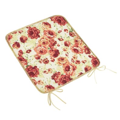 Bellatex Sedák Berta gladki Pivoňka roza, zelena,40 x 40 cm