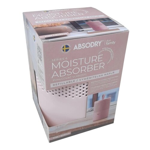 Everbrand Поглинач вологи Absodry Duo Family Bag 6-series, до 50 м3, рожевий