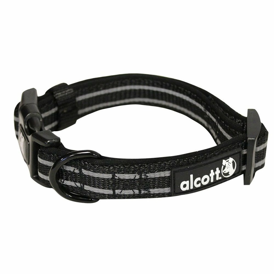 Alcott Reflexní obojek pro psy Adventure velikost M, černá