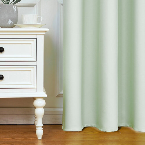 Draperie blackout 4Home Dublin verde deschis, 150 x 250 cm