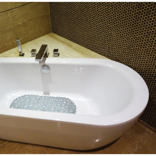 Spirella Suport antiderapant pentru cadă GALETS, gri, 99 x 39 cm