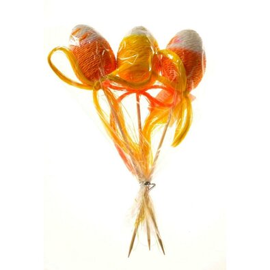 Set de decorațiuni de Paște Ouă, 3 bucăți,înălțime 20 cm