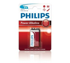 Philips Power Alkaline 9 V alkalická baterie