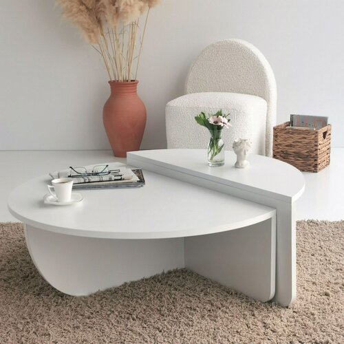 Couchtisch Podium White