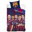Bavlnené obliečky FC Barcelona Hráči, 160 x 200 cm, 70 x 80 cm