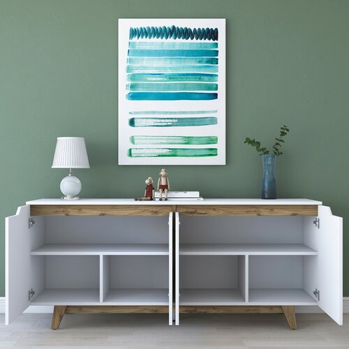 Dulap Good White and Walnut