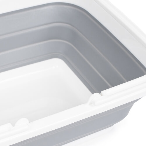 4Home Składany koszyk silikonowy na zakupy Clean