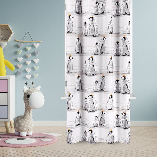 Draperie cameră copii 4Home Pinguinii, 140 x 245 cm