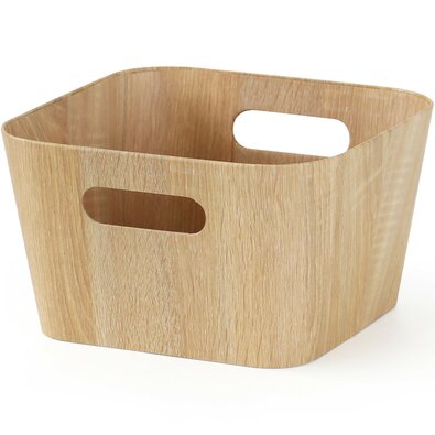 Kitchisimo Sada 2 úložných košíků 27 × 27 × 16 cm, přírodní