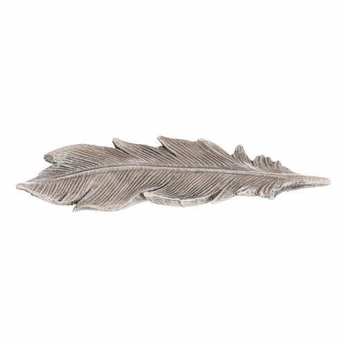 Decorație funerară Pene din aripi de înger,poliresin, 16 x 6 x 2 cm