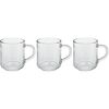 Komplet steklenih skodelic za kavo Excellent 240ml, 3 kosi