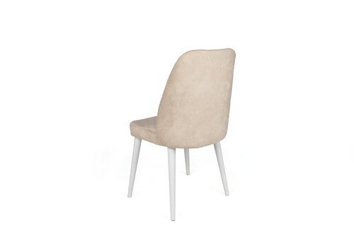 Dallas Beige and White étkezőszék szett, 4 db