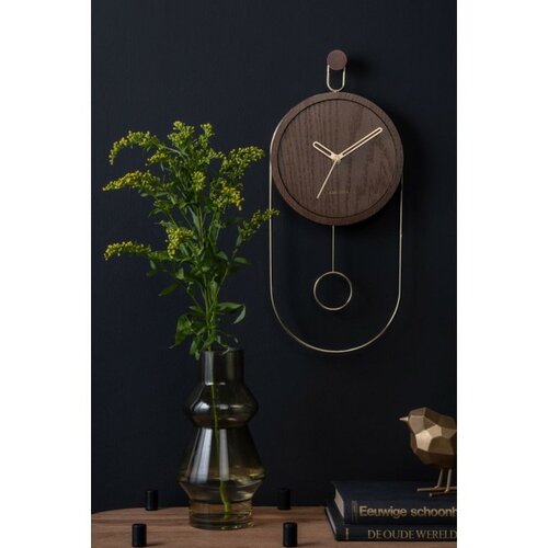 Karlsson 5892DW designové kyvadlové nástěnné hodiny, 46 cm
