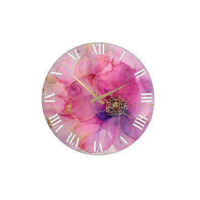 Nástěnné hodiny Pink 339, 40 cm