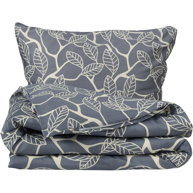 Lenjerie de pat Matex Satin Golden leaves , 140 x200 cm, 70 x 90 cm