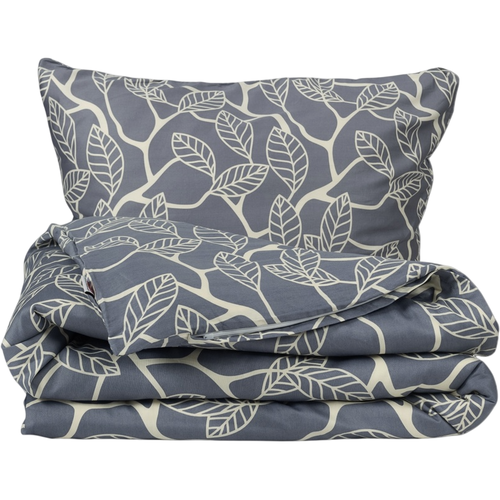 Lenjerie de pat Matex Satin Golden leaves , 140 x200 cm, 70 x 90 cm