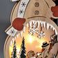 Solight Holzschneemann mit 4x LEDs, 29 cm