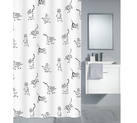 Sprchový závěs Kočky
