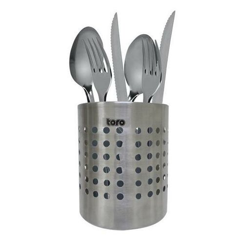 Toro Підставка для столових приборів з нержавіючої сталі, 12 x 14,5 см