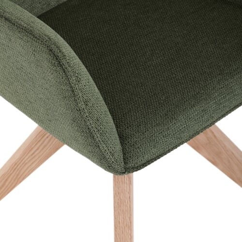 Scaun de sufragerie DCH-C2148 GRN2 cu materialimpermeabil