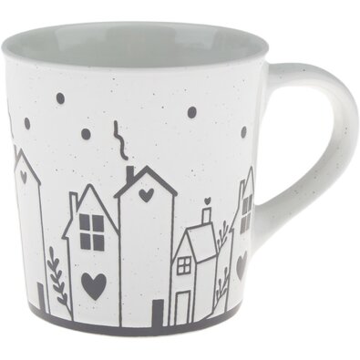 Keramiktasse Häuschen III, 470 ml