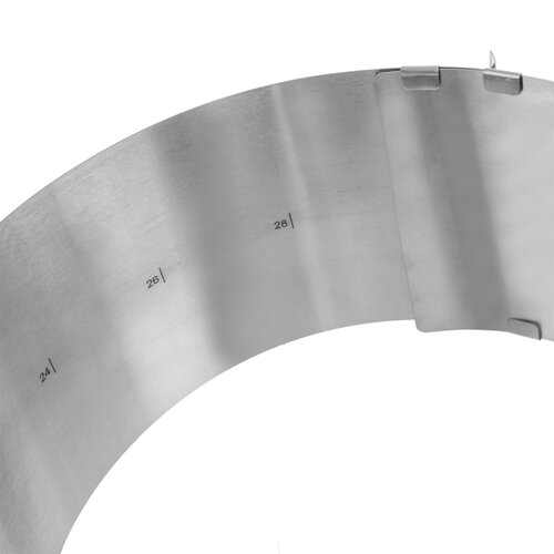 Orion Tortenform Edelstahl verstellbar, 30 cm