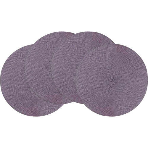 Altom Platzdeckchen Stroh lila, Durchmesser 38 cm, Satz von 4