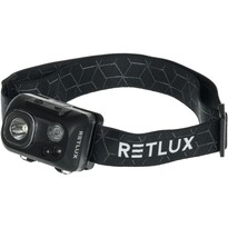 Retlux RLP 57 latarka czołowa LED do ładowania, zasięg 70 m, 30 godzin