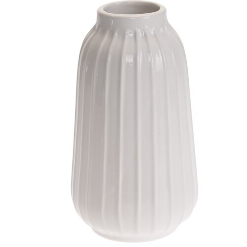 Elegantní váza Lily bílá, 18 cm
