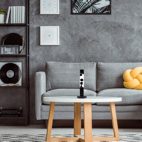 Rabalux 76027 dekoratívna lávová stolná LED lampa Lavastic, čierna