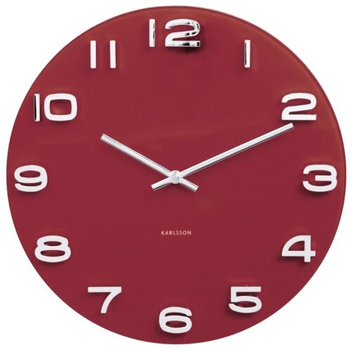 Karlsson 5640RD zegar ścienny, 35 cm