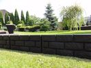 Vrtna palisada - robnik rjave barve, 2,2 m