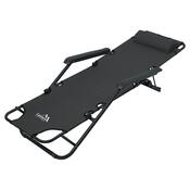 Cattara 13513 Zložljiva ležalka Comfort, antracit,155 x 61 cm