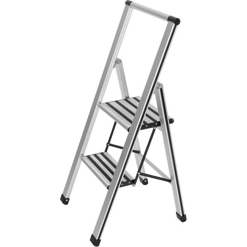 Wenko Hliníkové skladacie schodíky protišmykové XXL, 2 stupne