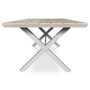 Autronic Masă de grădină, aluminiu, polywood, bej,AZT-S1510 OAK