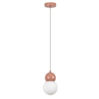 Rabalux 72280 wisząca lampa dziecięca z metalu iszkła Gellia, różowa