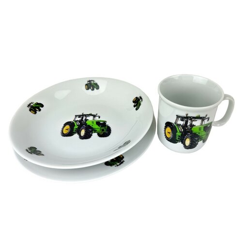 Thun Set de masă pentru copii din 3 piese Tractornou