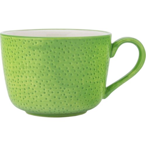 Altom Set aus Keramik-Jumbotassen-Set Tropicana Limette 470 ml, 2 Stück