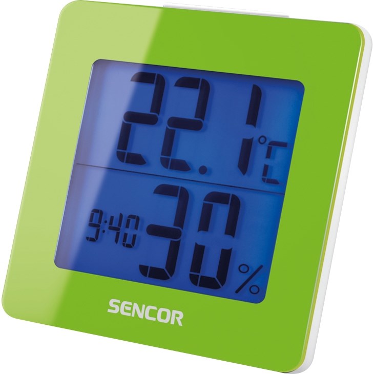 Sencor SWS 1500 GN Teploměr s hodinami