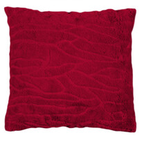 Față de pernă Clara roșie, 45 x 45 cm