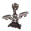 Cântar decorativ din fontă, negru, 22 x 15 x 9 cm#REFERINȚĂ!