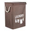 Кошик для білизни з полотна LAUNDRY 40 x 30 x 60см, коричневий
