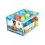 Bestway 100 plastikowych kulek w torbie zapinanejna zamek, średnica 5,85 cm
