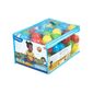 100 bile Bestway de plastic în pungă cu fermoar,diametru 5,85 cm
